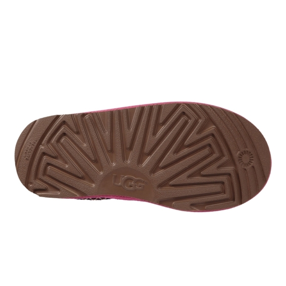 New UGG Pink Kids' Tasman II Slippers Size 7.5 - Picture 15 of 16